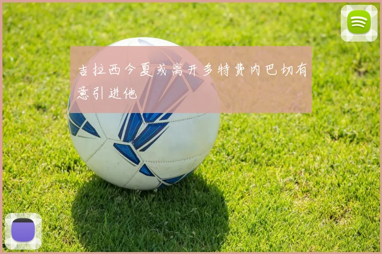 吉拉西今夏或离开多特费内巴切有意引进他